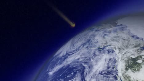 Meteorito-Ardiendo-En-El-Espacio